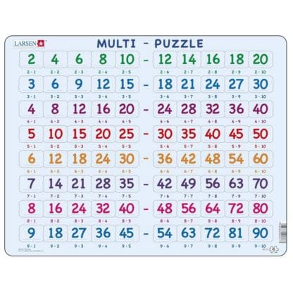 Puzzle Multiplication 58pcs