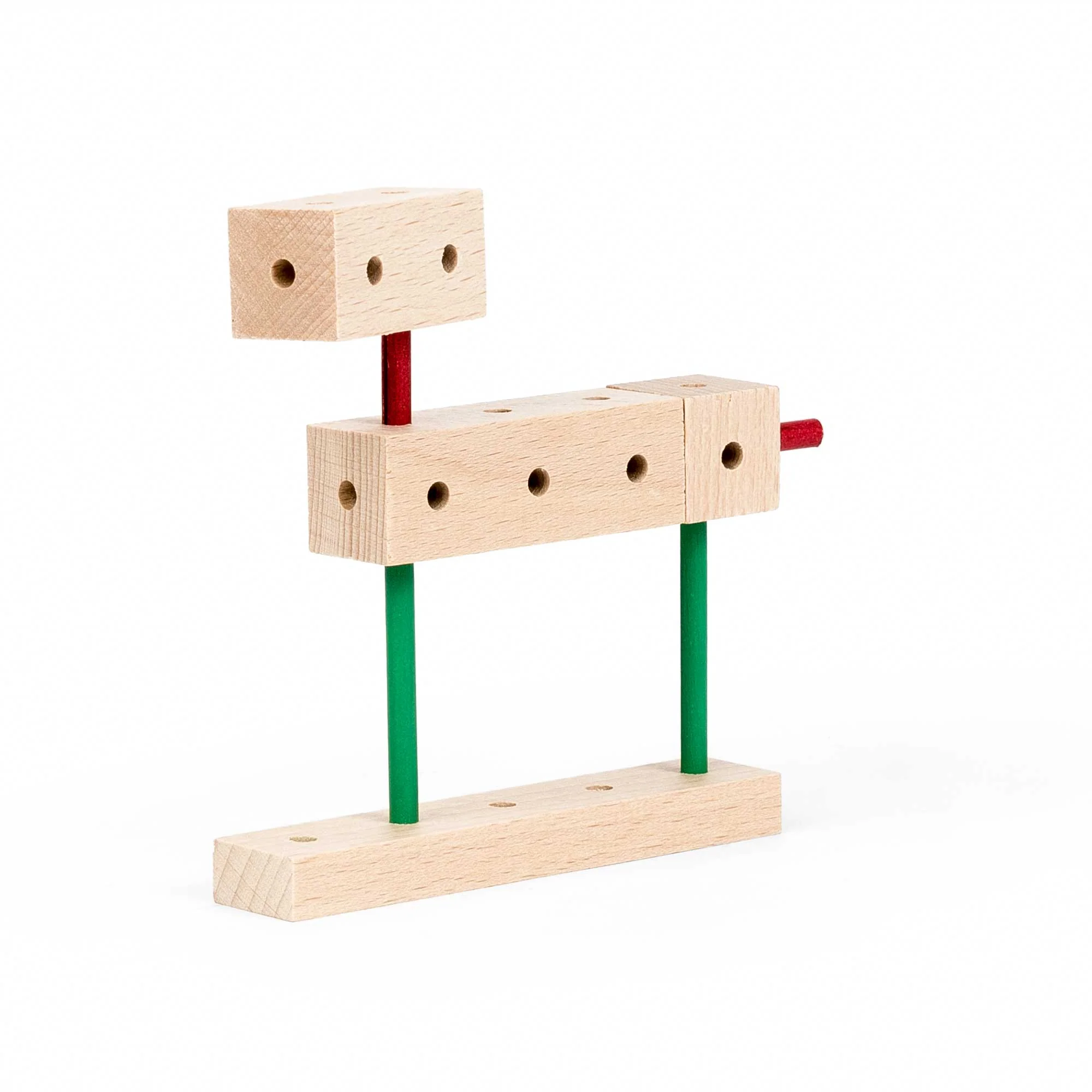 Matador Explorer E099 - Kit Di Costruzioni In Legno Per Bambini Dai 5 Anni. 99 Pezzi Con Martello E Pinza. Giocattolo Creativo E Educativo Per Sviluppare Abilità Manuali. Fatto In Austria.
