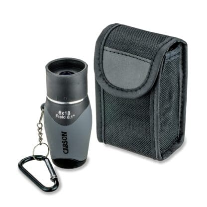 MiniMight™ 6x18mm Compact Pocket Monocular with Carabiner Clip - Image 4