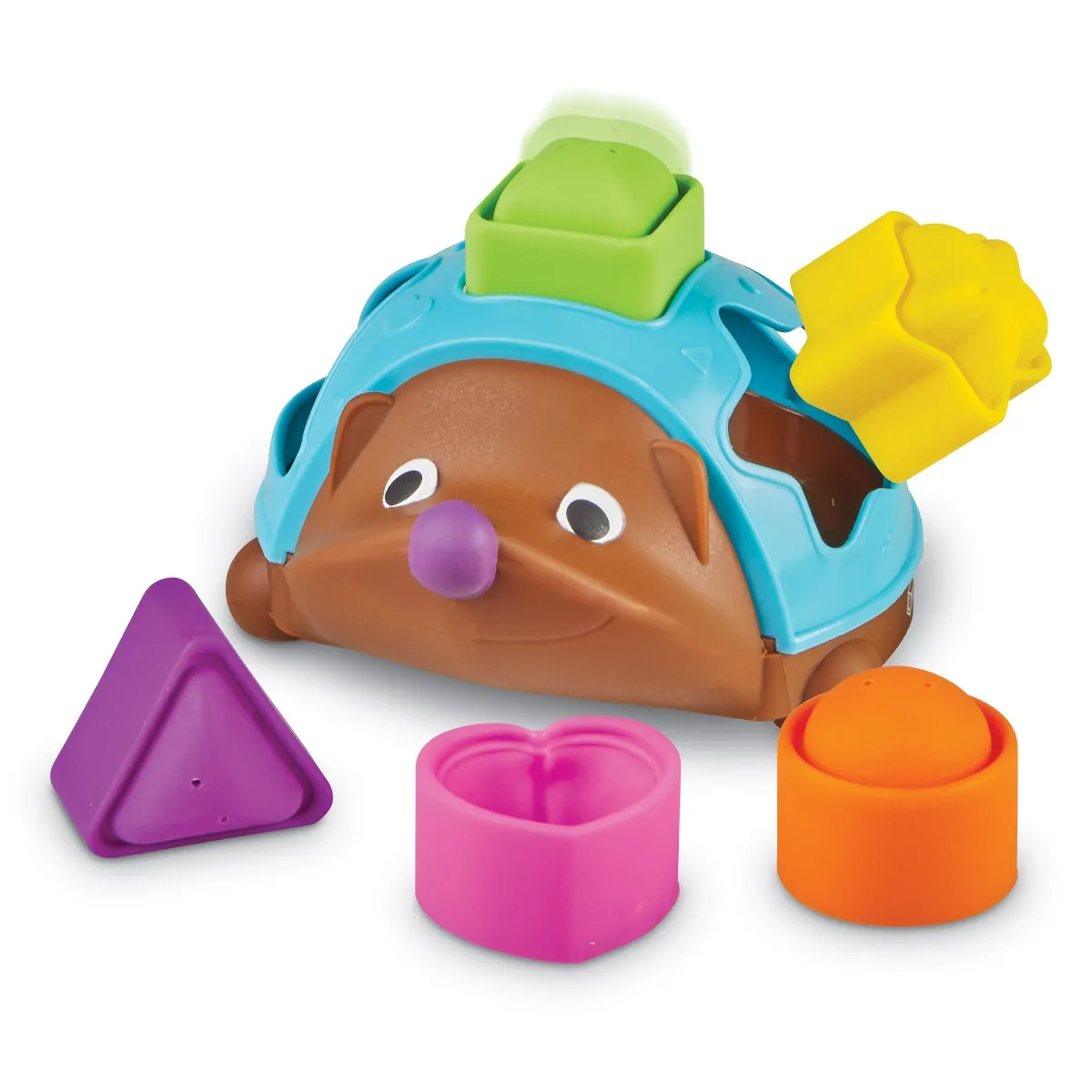 Spike The Fine Motor Hedgehog® Poppin' Shapes Sorter - Image 3