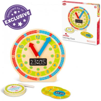 Wooden Learning Clock