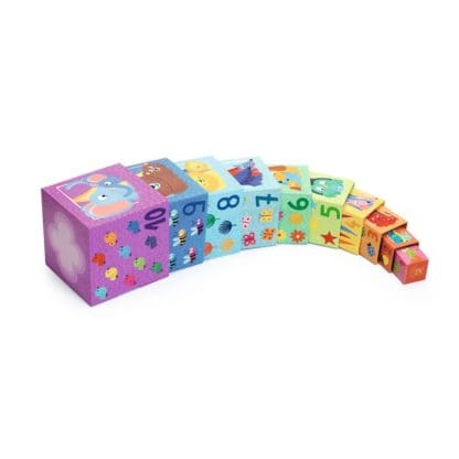 Djeco Blocks for infants Rainbow 86cm - Image 3