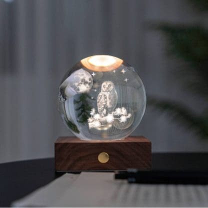 Gingko Design 3D laser The Owl Moon - Image 3
