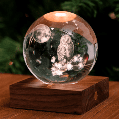 Gingko Design 3D laser The Owl Moon