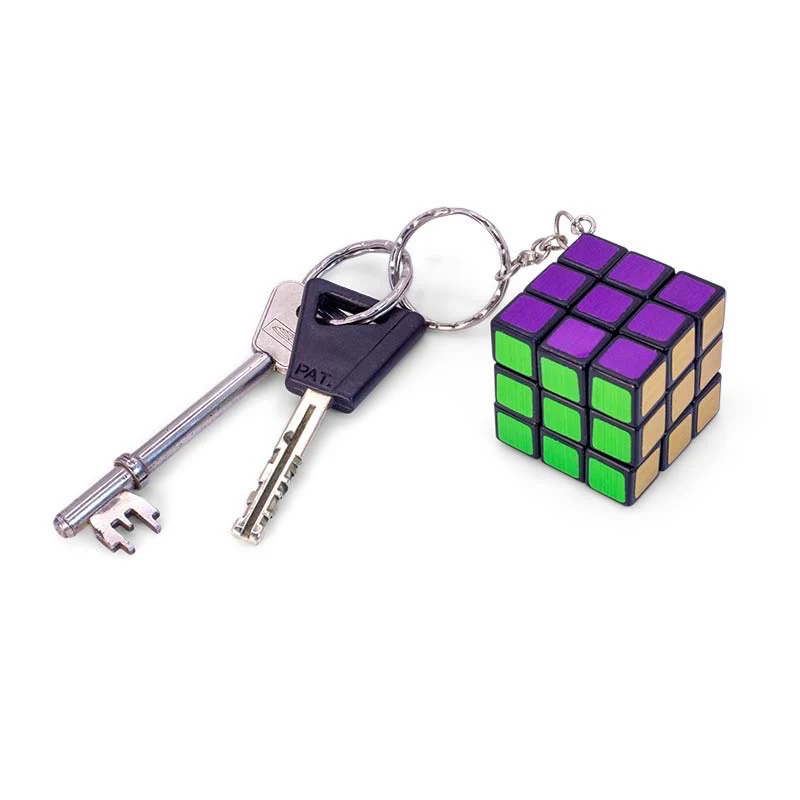 Mini Metallic Muddle Puzzle Keychain - Image 8