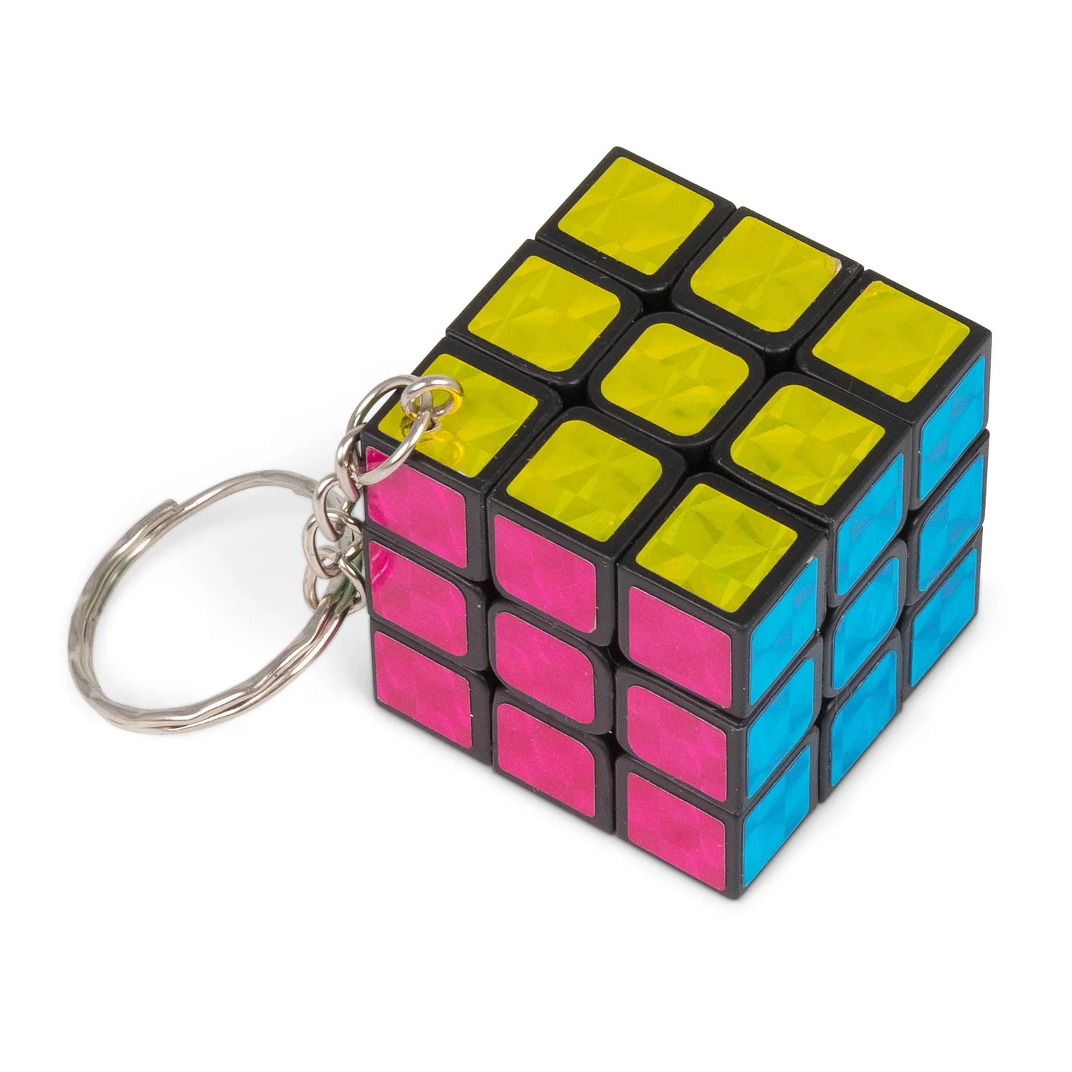 Mini Metallic Muddle Puzzle Keychain