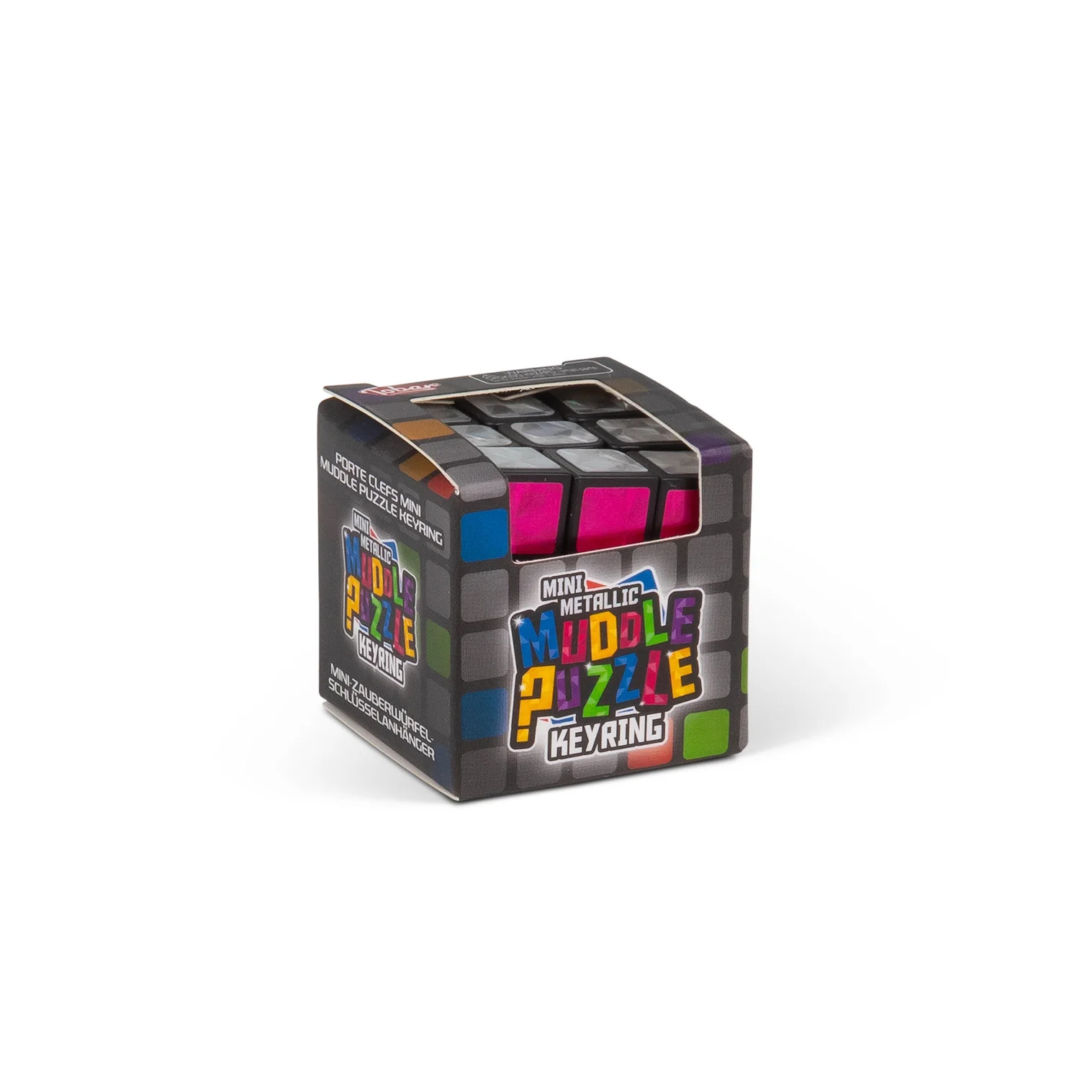 Mini Metallic Muddle Puzzle Keychain - Image 5