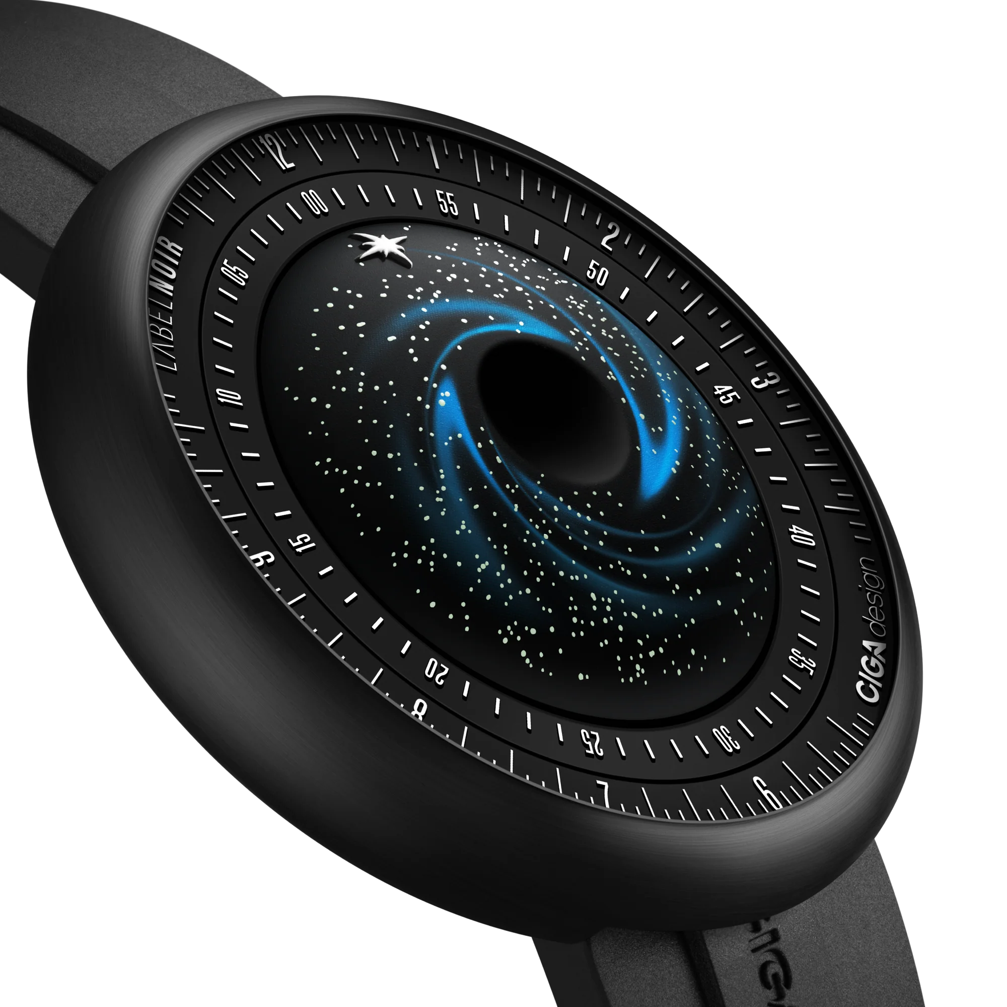 CIGA design x Label Noir Automatic Watch Blue Planet II · Black Star Edition - Image 18