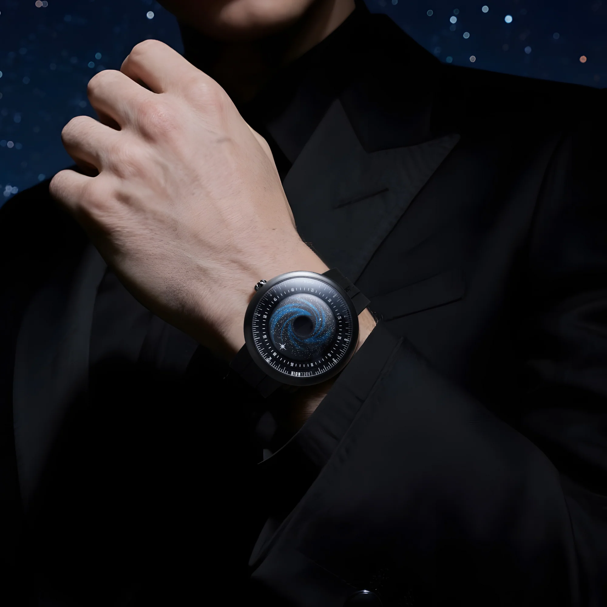 CIGA design x Label Noir Automatic Watch Blue Planet II · Black Star Edition - Image 14