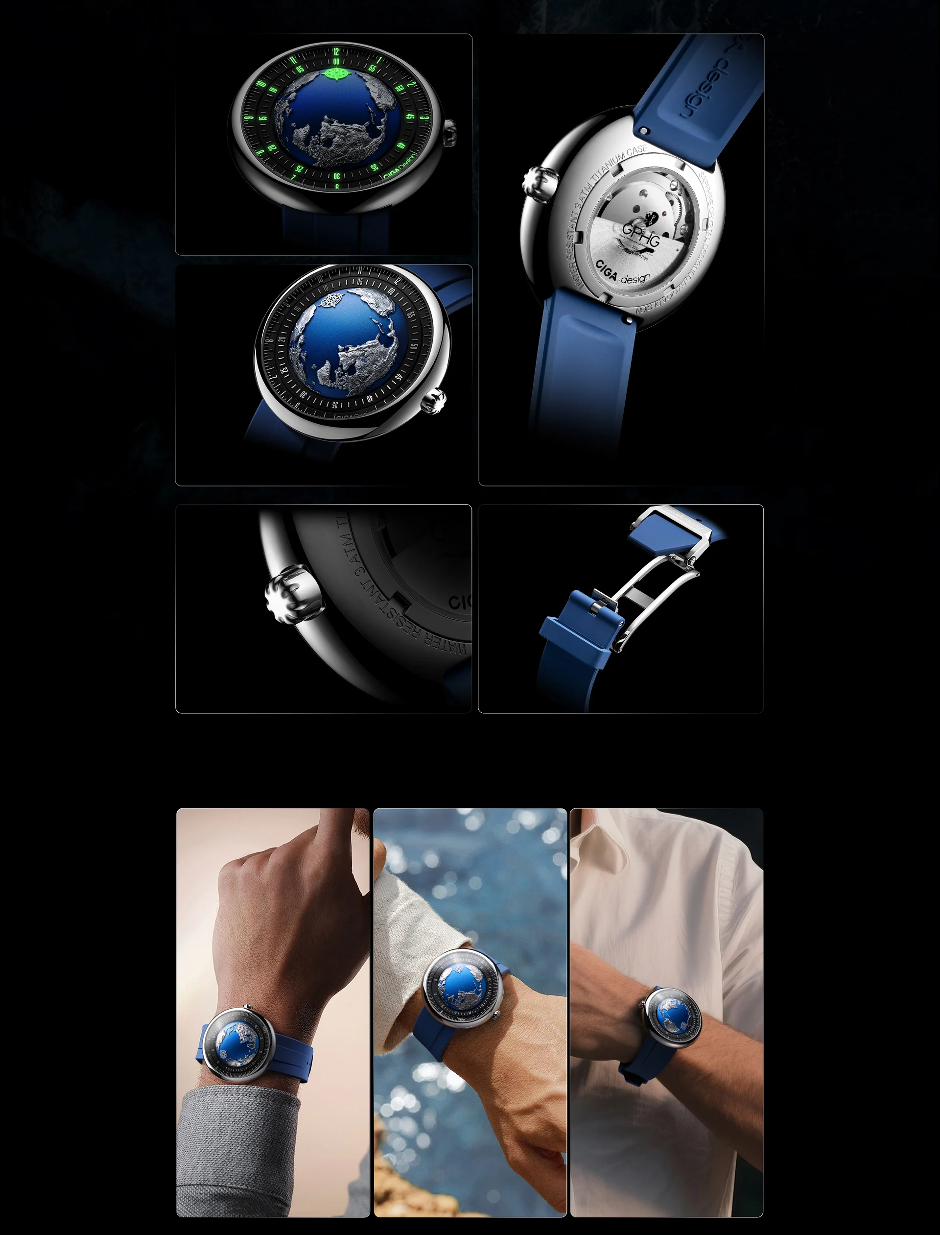Blue Planet II · Atlantic Ocean-Inspired Automatic Watch (Atlantic Ocean) - Image 2
